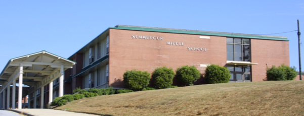 Old Summerour Middle School building Old Summerour Middle School building